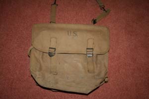 Division Surgeon Lt. Col. Ira G. Wagner, Jr.'s bag